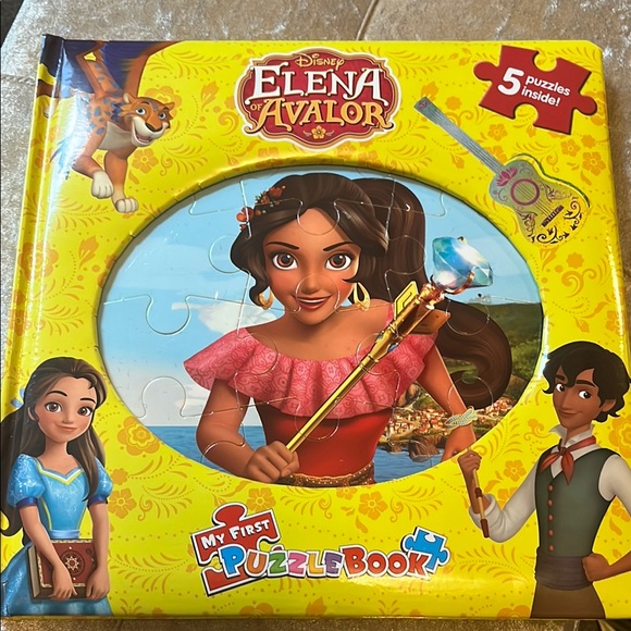 Disney | Toys | Disney Elena Of Avalor Five Puzzle Book | Poshmark